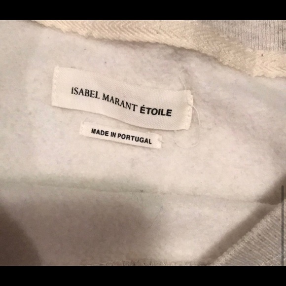 Isabel Marant Etoile Belden Sweatshirt Size FR40 - Picture 5 of 9